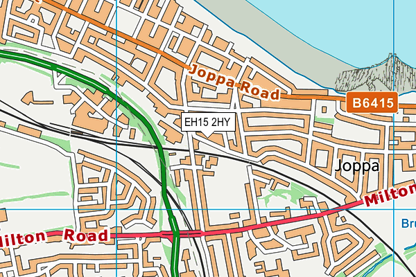 EH15 2HY map - OS VectorMap District (Ordnance Survey)