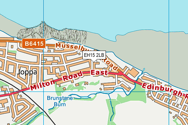 EH15 2LB map - OS VectorMap District (Ordnance Survey)