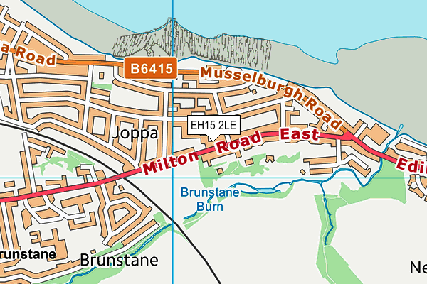 EH15 2LE map - OS VectorMap District (Ordnance Survey)