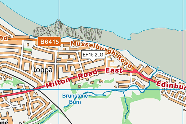 EH15 2LG map - OS VectorMap District (Ordnance Survey)