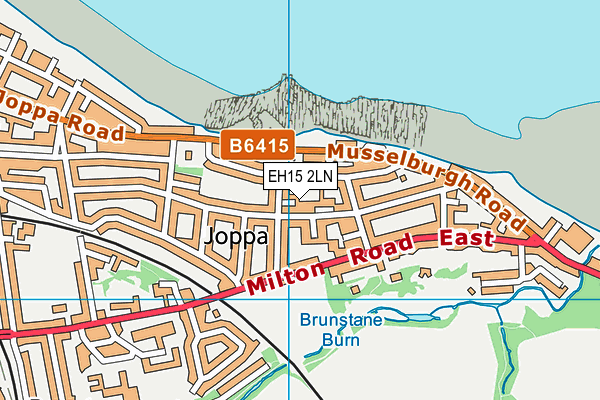 EH15 2LN map - OS VectorMap District (Ordnance Survey)