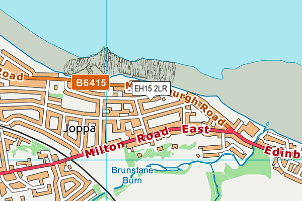 EH15 2LR map - OS VectorMap District (Ordnance Survey)