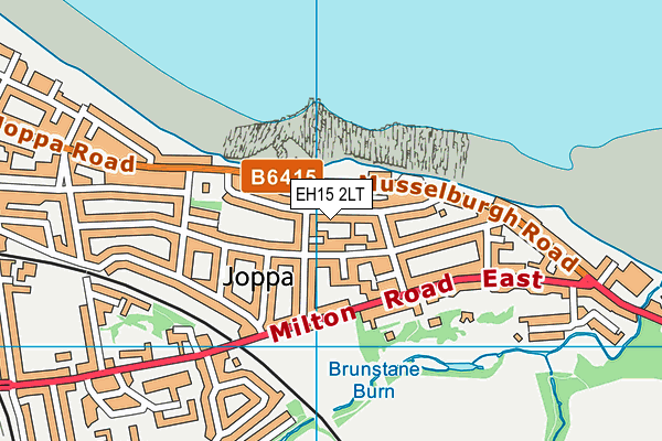 EH15 2LT map - OS VectorMap District (Ordnance Survey)