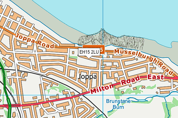 EH15 2LU map - OS VectorMap District (Ordnance Survey)