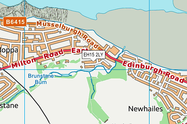 EH15 2LY map - OS VectorMap District (Ordnance Survey)