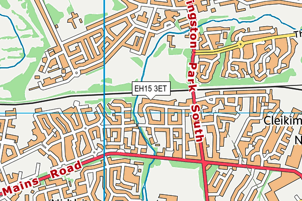 EH15 3ET map - OS VectorMap District (Ordnance Survey)