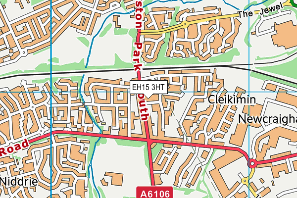 EH15 3HT map - OS VectorMap District (Ordnance Survey)