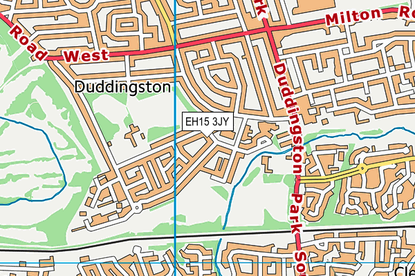 EH15 3JY map - OS VectorMap District (Ordnance Survey)