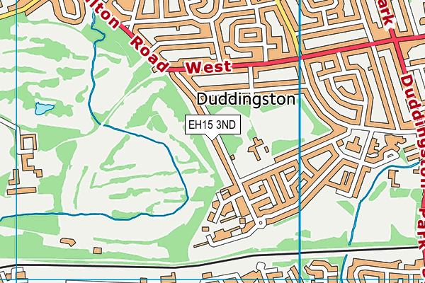 EH15 3ND map - OS VectorMap District (Ordnance Survey)