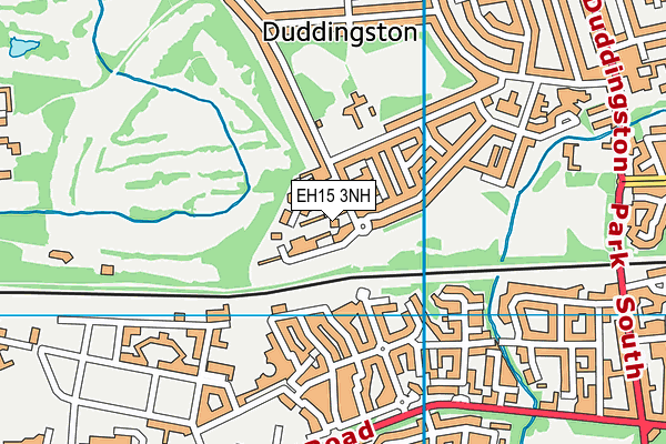 EH15 3NH map - OS VectorMap District (Ordnance Survey)