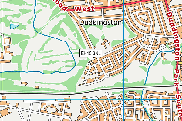 EH15 3NL map - OS VectorMap District (Ordnance Survey)