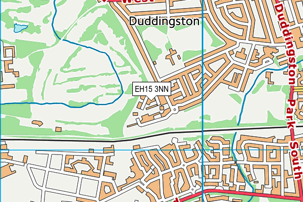 EH15 3NN map - OS VectorMap District (Ordnance Survey)