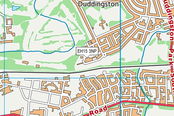 EH15 3NP map - OS VectorMap District (Ordnance Survey)