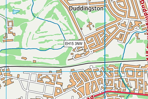 EH15 3NW map - OS VectorMap District (Ordnance Survey)