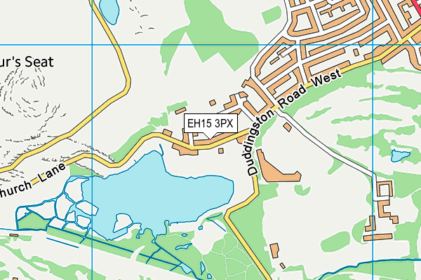 EH15 3PX map - OS VectorMap District (Ordnance Survey)