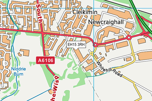 EH15 3RH map - OS VectorMap District (Ordnance Survey)