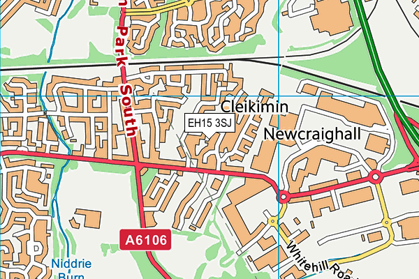 EH15 3SJ map - OS VectorMap District (Ordnance Survey)