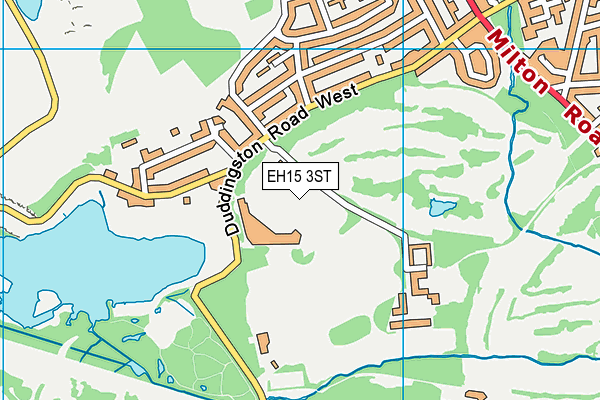 EH15 3ST map - OS VectorMap District (Ordnance Survey)