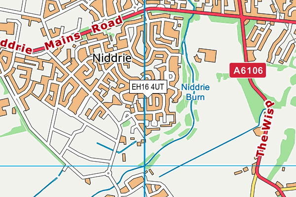 EH16 4UT map - OS VectorMap District (Ordnance Survey)