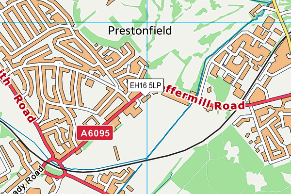 EH16 5LP map - OS VectorMap District (Ordnance Survey)