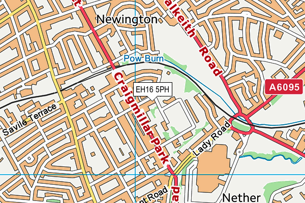 EH16 5PH map - OS VectorMap District (Ordnance Survey)