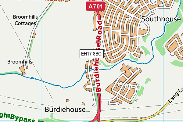 EH17 8BQ map - OS VectorMap District (Ordnance Survey)