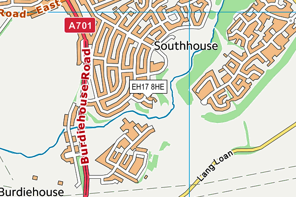 EH17 8HE map - OS VectorMap District (Ordnance Survey)