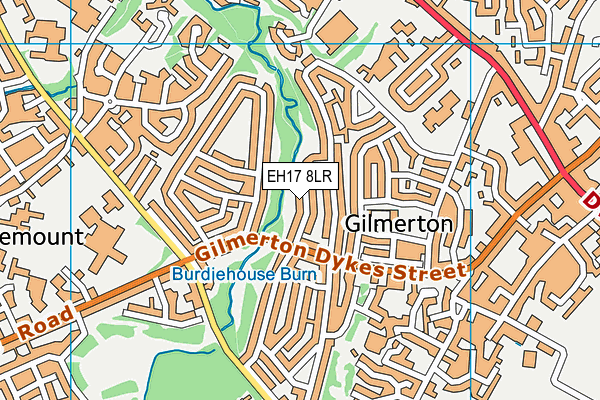 EH17 8LR map - OS VectorMap District (Ordnance Survey)