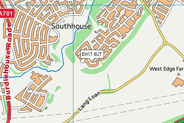 EH17 8UT map - OS VectorMap District (Ordnance Survey)