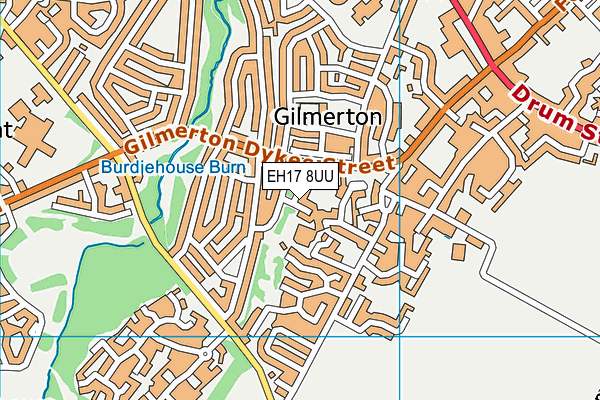 EH17 8UU map - OS VectorMap District (Ordnance Survey)