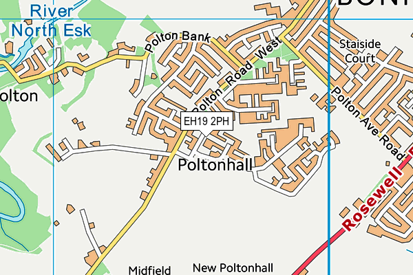 EH19 2PH map - OS VectorMap District (Ordnance Survey)