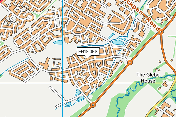 EH19 3FS map - OS VectorMap District (Ordnance Survey)