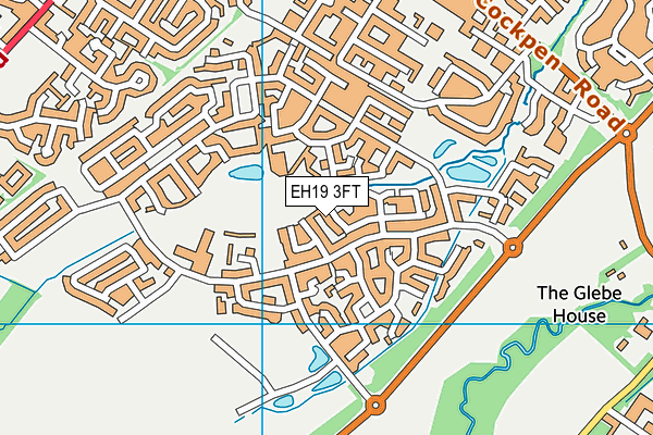 EH19 3FT map - OS VectorMap District (Ordnance Survey)