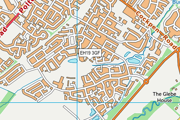 EH19 3GF map - OS VectorMap District (Ordnance Survey)