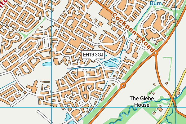 EH19 3GJ map - OS VectorMap District (Ordnance Survey)