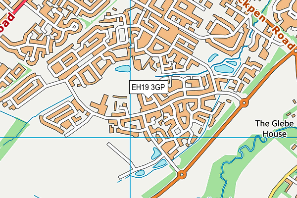 EH19 3GP map - OS VectorMap District (Ordnance Survey)