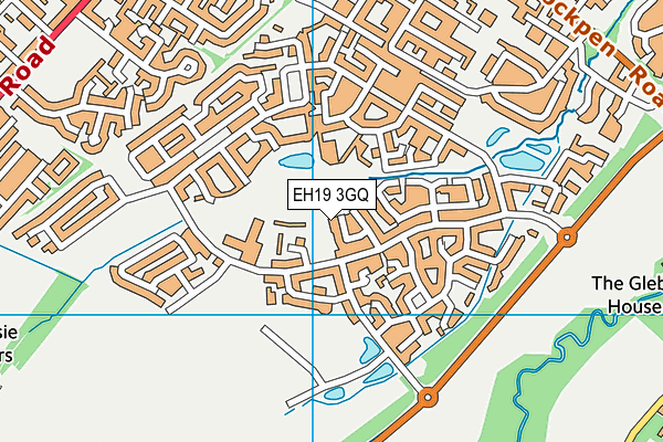 EH19 3GQ map - OS VectorMap District (Ordnance Survey)