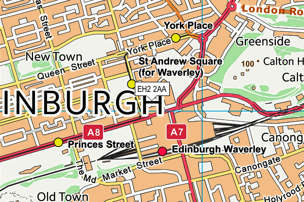 Map of VOODOO ROOMS (SCOTLAND) LTD. at district scale