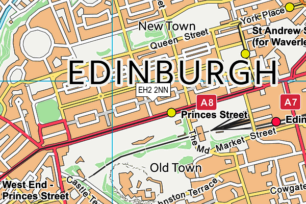 EH2 2NN map - OS VectorMap District (Ordnance Survey)