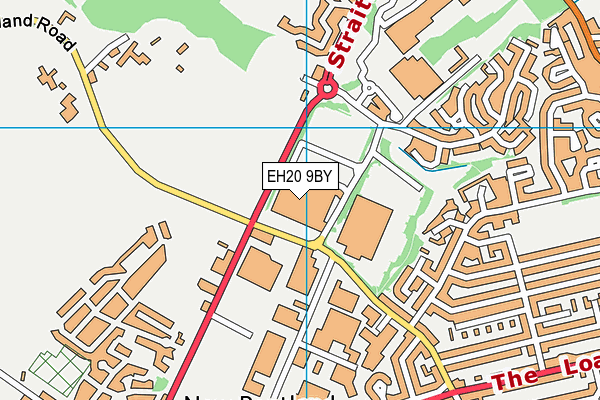 EH20 9BY map - OS VectorMap District (Ordnance Survey)
