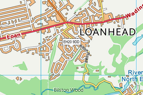 EH20 9DD map - OS VectorMap District (Ordnance Survey)