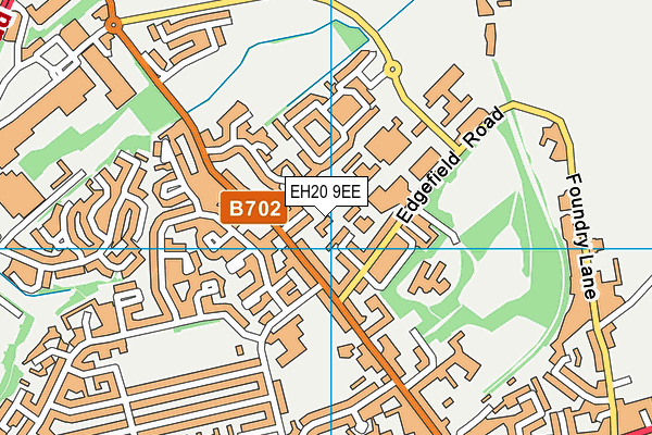 EH20 9EE map - OS VectorMap District (Ordnance Survey)