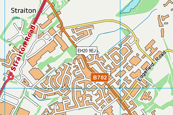 EH20 9EJ map - OS VectorMap District (Ordnance Survey)
