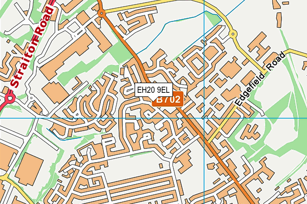 EH20 9EL map - OS VectorMap District (Ordnance Survey)