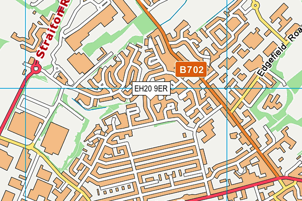 EH20 9ER map - OS VectorMap District (Ordnance Survey)