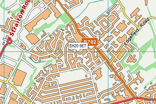 EH20 9ET map - OS VectorMap District (Ordnance Survey)