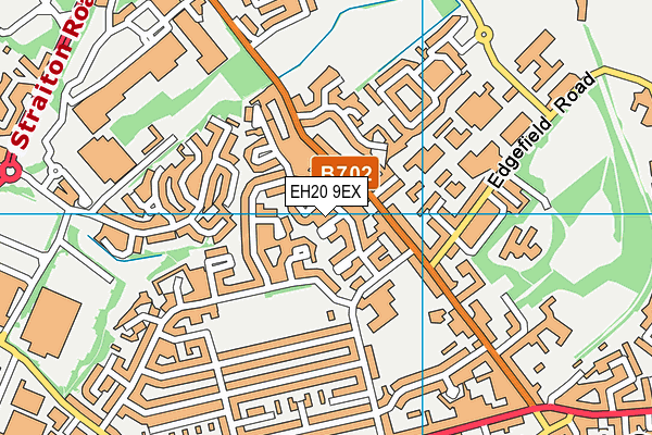 EH20 9EX map - OS VectorMap District (Ordnance Survey)