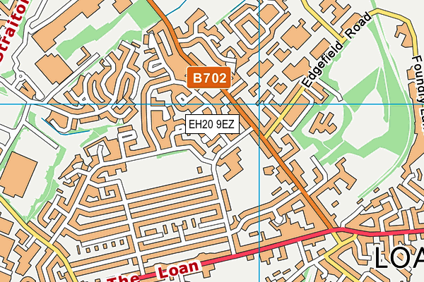 EH20 9EZ map - OS VectorMap District (Ordnance Survey)