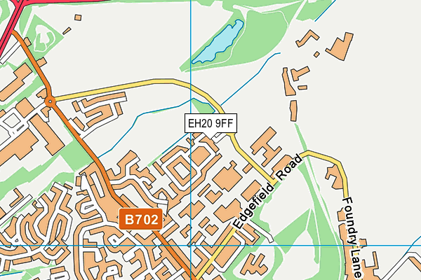 EH20 9FF map - OS VectorMap District (Ordnance Survey)