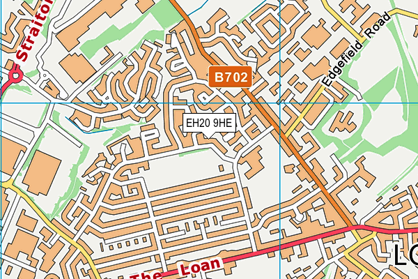EH20 9HE map - OS VectorMap District (Ordnance Survey)